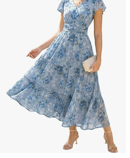Women's summer dress, ultra-long sleeve